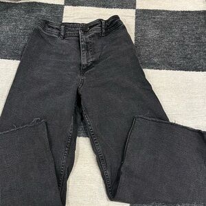 Zara Girl Marine Wide Leg Cropped Jeans Size 11-12